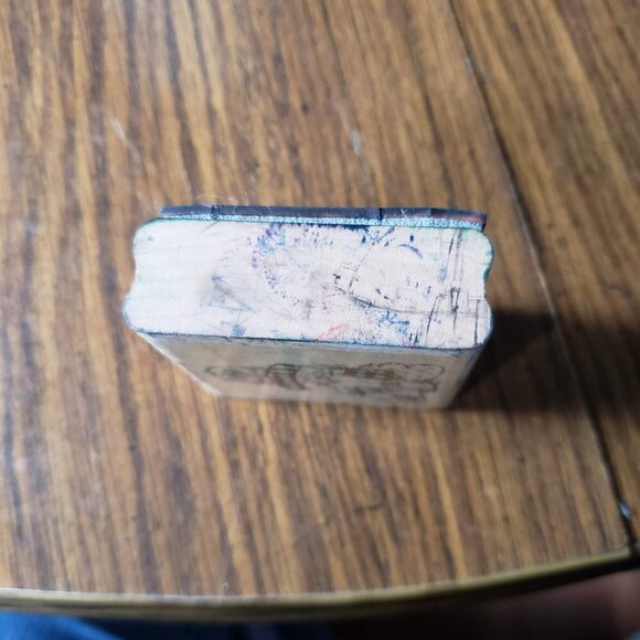 Stampin Up 1995 PATCHWORK ANGEL Rubber Stamp - Picture 4 of 6